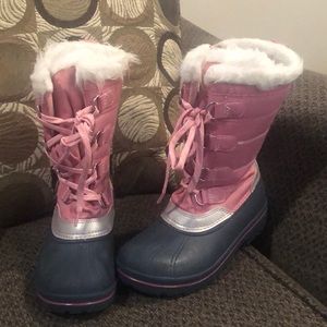 Wonder Nation Snow Boots girls size 3.